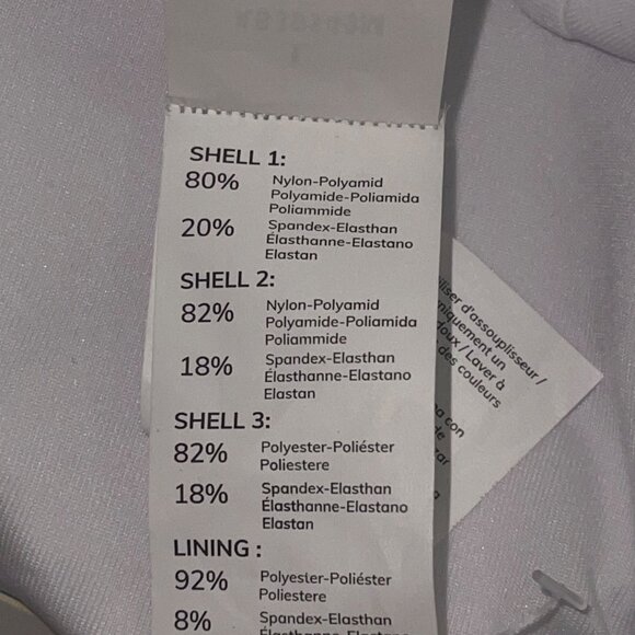 Cupshe Women One Piece Swimsuit Large Color Block V-Neck Wrap Front Tie Cheeky - Picture 7 of 9